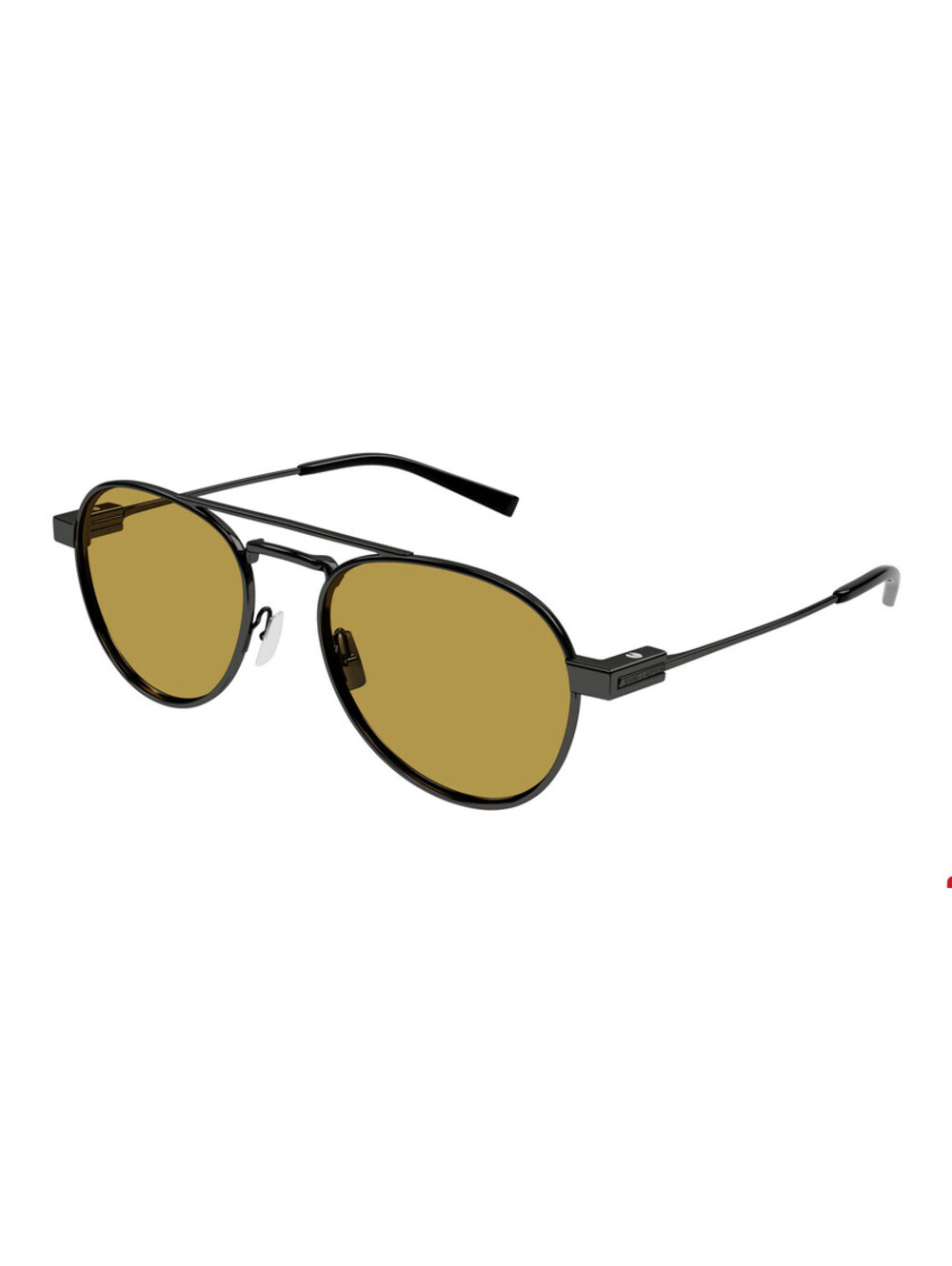 Saint Laurent YSL SL708 004 Ruth Hyper Rimlock Round Aviator Sunglasses Gold Len